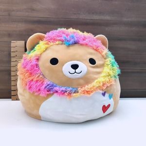 Squishmallow Leonard the Lion 16" inch Valentines Kellytoy